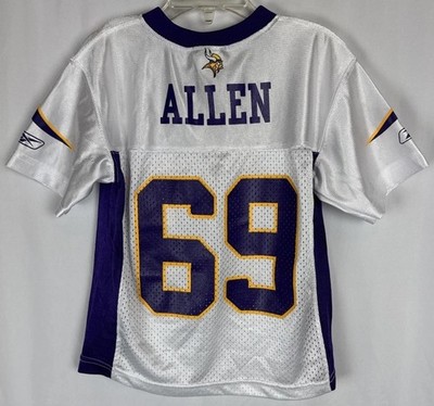 Reebok on Field Jared Allen Minnesota Vikings Jersey White NFL