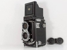 [Exc+4 READ] Minolta Autocord 6x6 TLR Film Camera Rokkor 75mm f/3.5 from JAPAN