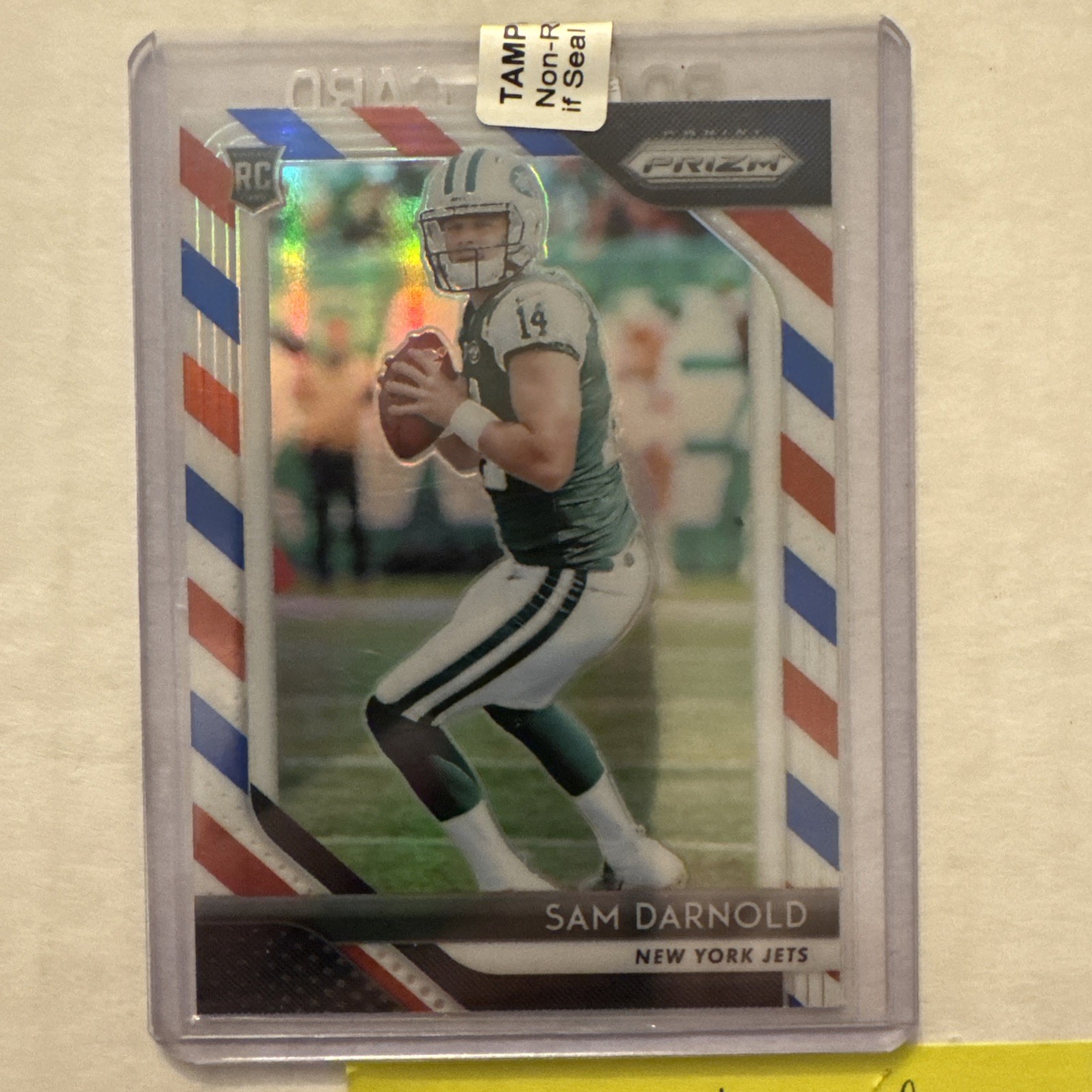 2018 Panini Prizm Rookie RC Red White Blue Refractor Sam Darnold Seahawks 203