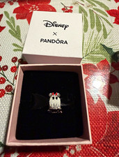 Disney Parks Pandora Minnie Ghost Glow in the Dark Charm Halloween 2026 NEW