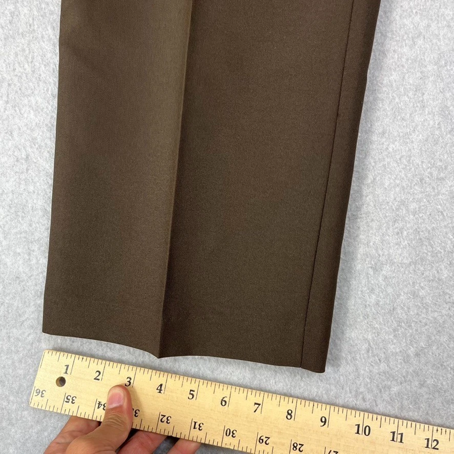 Vintage John Blair Pants Mens 38x34 Straight Leg Polyester Trousers Pleated - Image 2 of 4