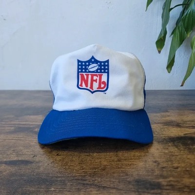 Vintage American Trucker Mütze Snapback Cap One Size verstellbar NFL blau weiß