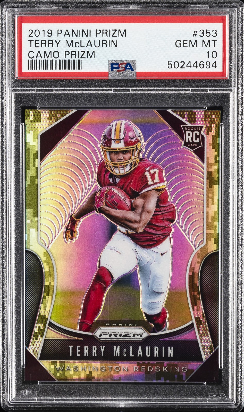 Terry McLaurin Panini Prizm #353 Camo
