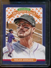 2020 Donruss Nolan Arenado On Fire Emoji #/75 Colorado Rockies #29