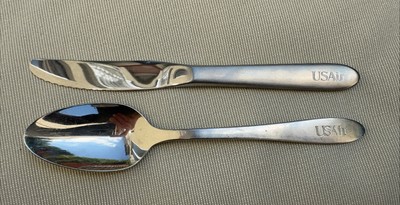 USAir Airline Silverware Flatware Spoon Oneida 6 1/8'' Stainless Airplane Spoon