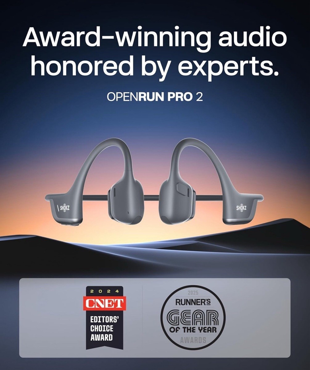Shokz - OpenRun Pro 2 Bone Conduction Sports Headphones - Black | eBay