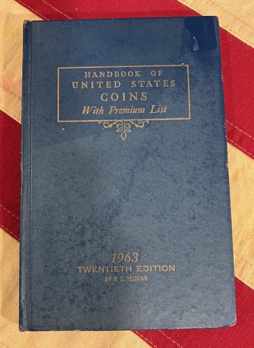 Vintage 1963 Handbook of United States Coins "Blue Book" Twentieth Edition