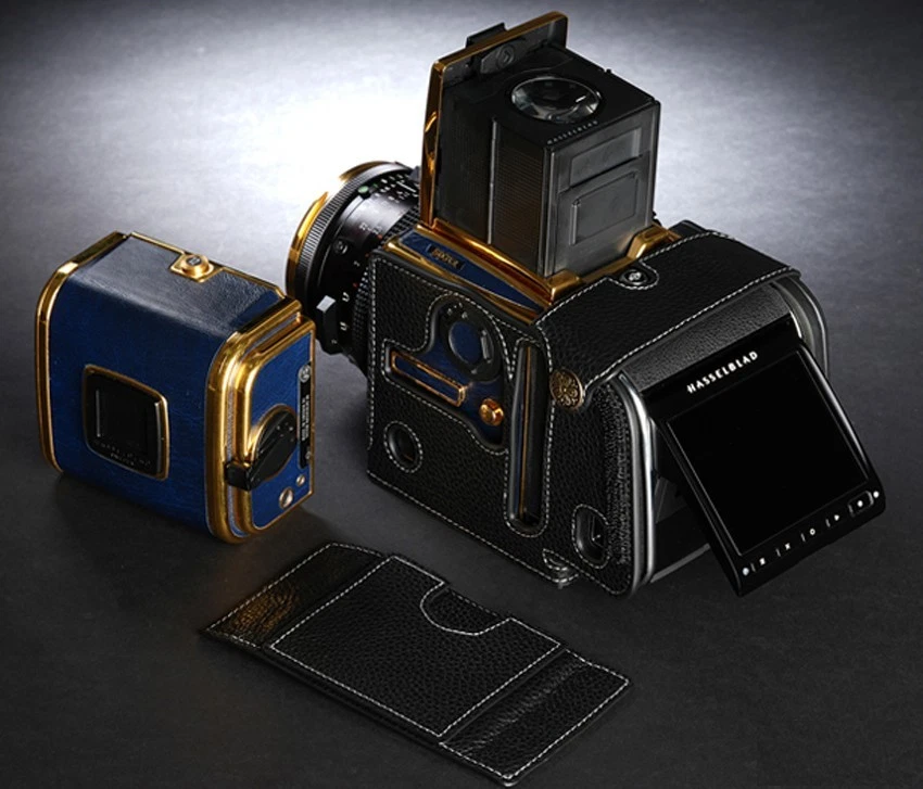 Funda de cuero para cámara Hasselblad 500 cm 501 cm 503CW 503CX 100c 50c Foto 4 de 4