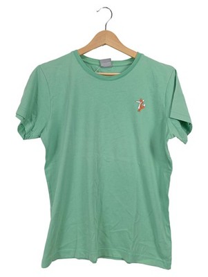 Ruck&Maul Herren T-Shirt Gr. M Grün Fuchs Logo Print Baumwolle