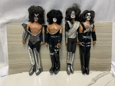 Mego KISS 12" Dolls Complete Set Vintage 1977 & 1978 No Original Boxes