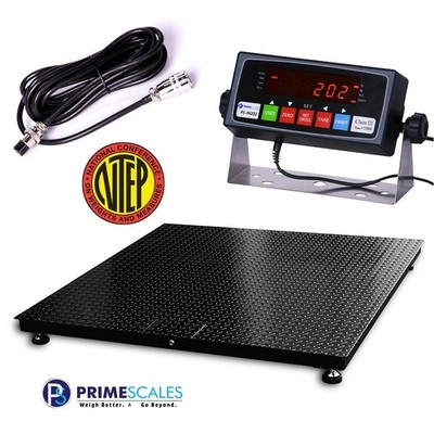 New NTEP 40''x40'' Platform Scale 2500 lb Digital Industrial Warehouse Floor Heavy