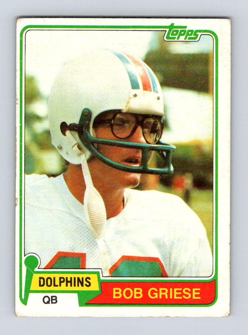1981 Topps #482 Bob Griese