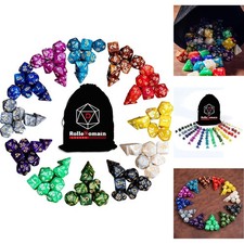 84pc Bulk DND Dice Set - 12 Colors Polyhedral...