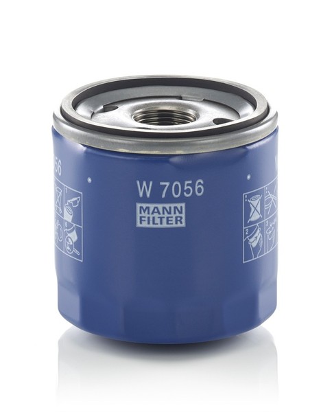 1X Mann-Filter W 7056 ÖLfilter FüR Opel Vauxhall Fiat Alfa Romeo MG-image