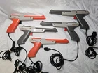 5X Vintage Original 1985 Nintendo NES Zapper Guns NES-005 Orange & Gray TESTED!!
