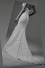Maggie Sottero vintage Fishtail Ivory embellished lace Wedding Dress size 8