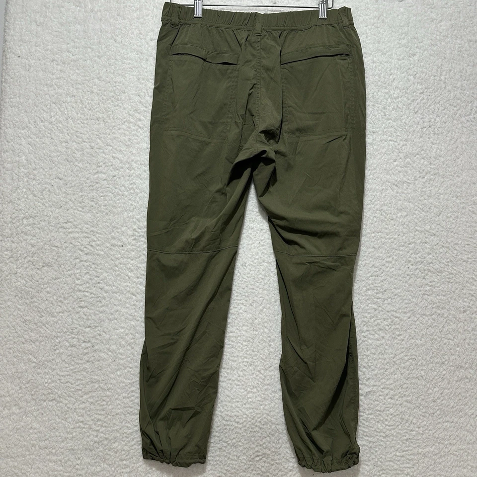 REI Coop Savanna Trails Pants Women’s Green Drawcord Ankle Size 12 Petite - Image 2 of 4