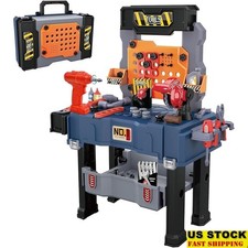 Kids Tool Bench Set 66 Accessories STEM Learning Educational Toy Boys Girls New