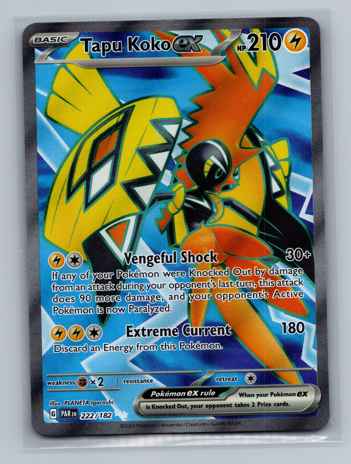 SV04: Paradox Rift #222/182 Tapu Koko ex