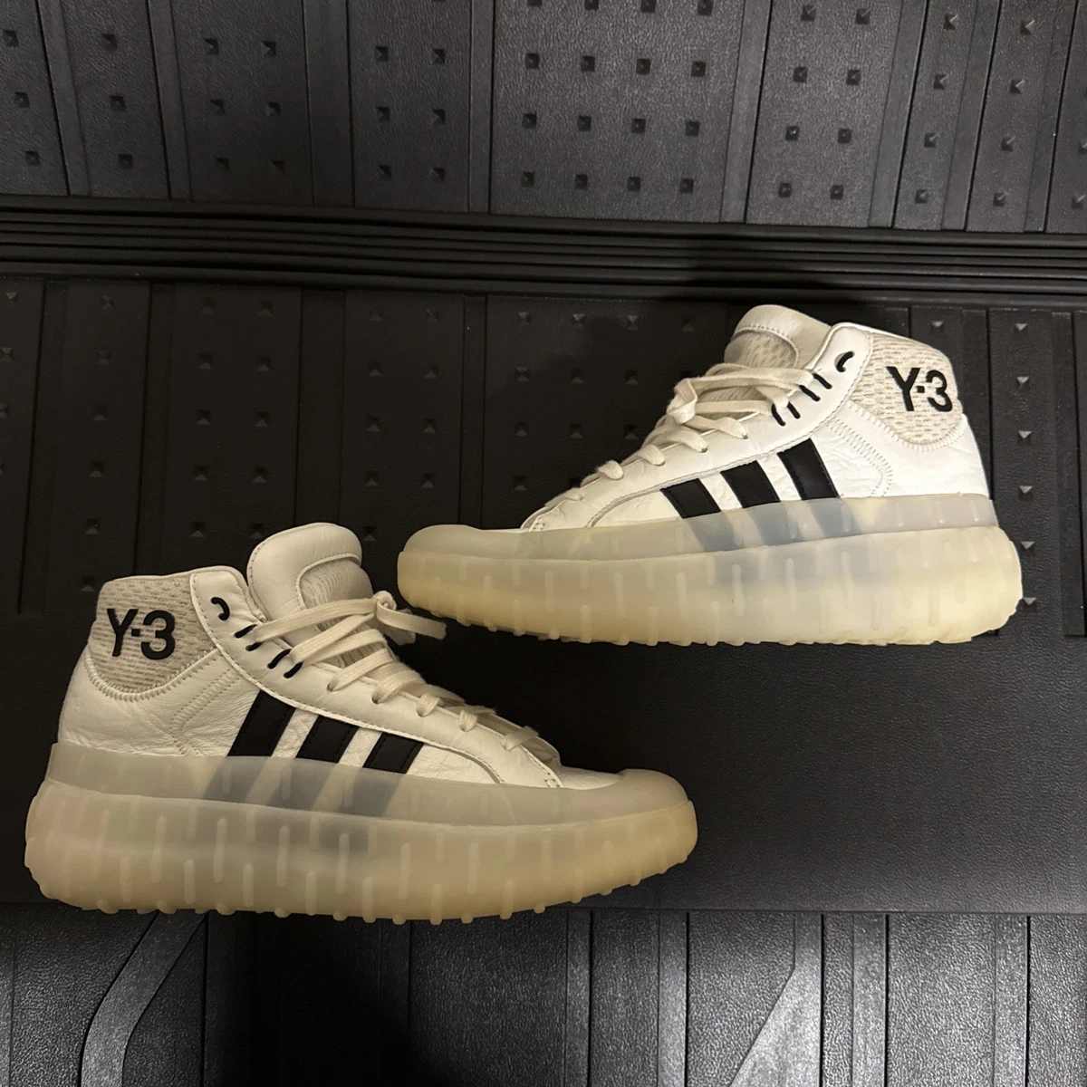 Adidas Y-3 GR.1P High-Top Sneakers White Men’s Size 6.5 GW8642 Giày Adidas Y-3 GR.1P High  main image 2