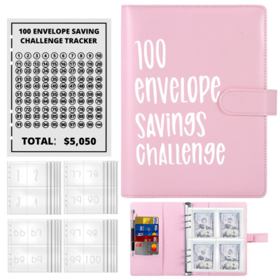 Sparbuch für Geld 100 Envelope Saving Challenge Sparbuch für Geld Challenge