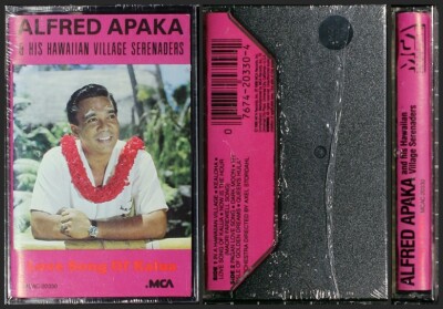 Alfred Apaka Love Song Of Kalua NEW SEALED 1986 Cassette Tape Hawaiian MCA 20330