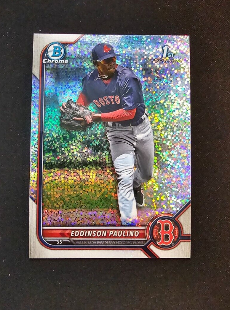 Eddinson Paulino 2022 Bowman Chrome Speckle Refractor /299 #BCP-175