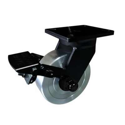 4'' Zoll Rollenrad 2205 Pfund Schwenk- Und Oberbremse Gusseisen Polyurethan T