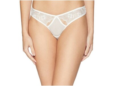 Bluebella 269280 Women's Emerson Lace Full Brief White Underwear Size Small