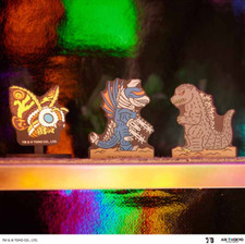 Godzilla 70th Anniversary Millennium Series Rubber Figure Set TOHO Godzilla JPN