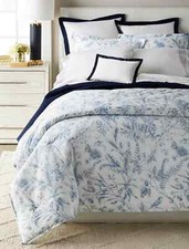 Ralph Lauren Genevieve Blue King Duvet Cover 430 NIP