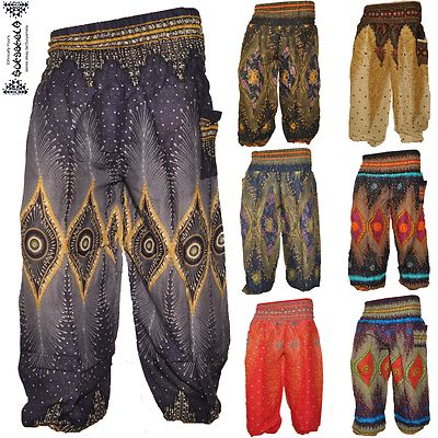 Pumphose Aladinhose Harem pants pantalon goa ethno hippie indien inde Nepal boho