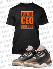 J3 Desert Elephant Graphic Sneaker Tee Shirt Future CEO Mens Big Tall Sm T
