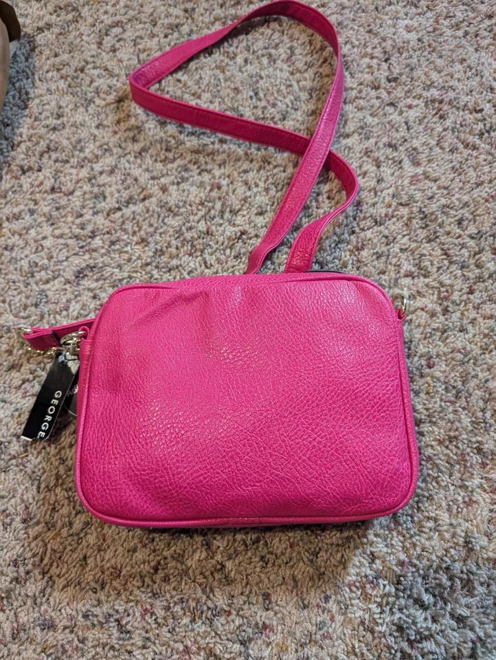 Bolso de Hombro George Pequeño Rosa Nuevo con Etiquetas Foto 3 de 4