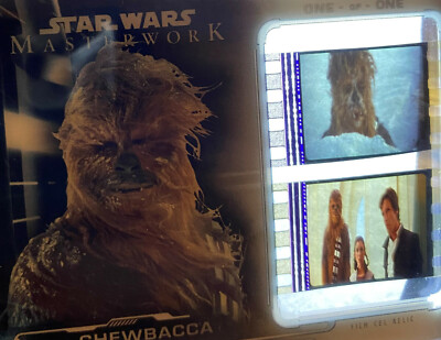 STAR WARS 2019 TOPPS MASTERWORK FC-C5 FILM CEL RELIC INSERT CARD CHEWBACCA V1