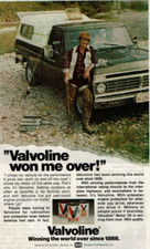 1977 Vintage Print Ad Valvoline won me over Fisherman Truck Motor Oil River