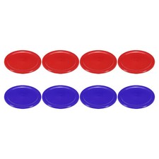 8Pcs Air Hockey Pucks 2.5 Inch, Air Hockey Heavy Replacement Pucks Game Tables
