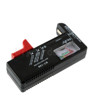 AA/AAA/C/D/9V/1.5V Universal Button Cell Battery Volt Tester Checker BT-168