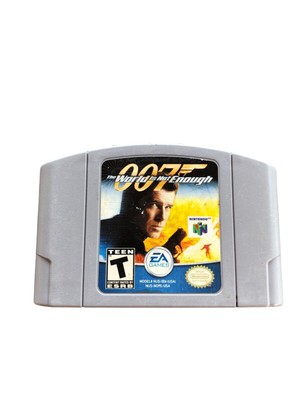 N64 James Bond 007 The World Is Not Enough AUTHENTIC TESTED Nintendo N64