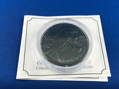 Fiji One Dollar 2017 - Coloured Collared Lory Coin Titan