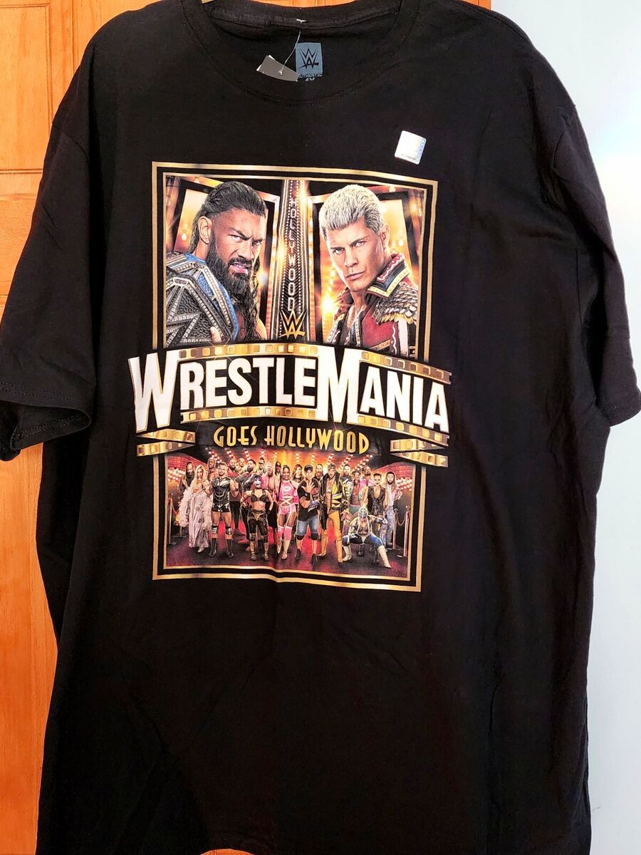 WWE WRESTLEMANIA 39 I WAS THERE SHIRT XL HOLLYWOOD LOS ANGELES