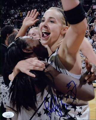 Becky Hammon San Antonio Silver Stars Signed 8x10 Glossy Photo JSA