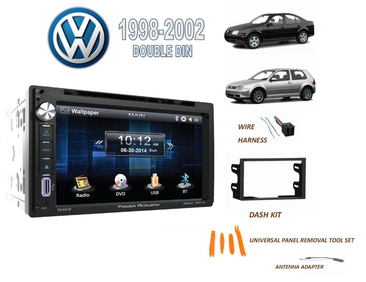 1998-2002 VOLKSWAGEN GOLF GTI JETTA PASSAT Stereo Kit, BLUETOOTH