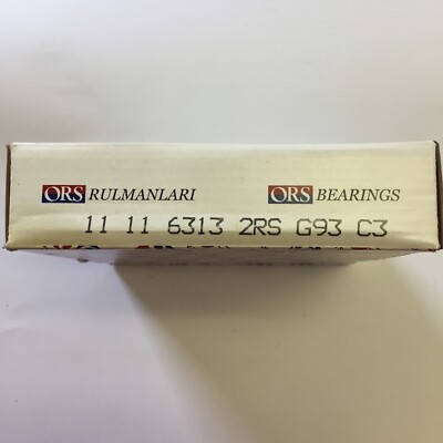 ORS 6313 2RS G93 C3 Sealed Ball Bearing