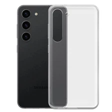 Clear Soft Rubber Back Case Cover for Samsung Galaxy S23+ SM-S916U U.S. Cellular
