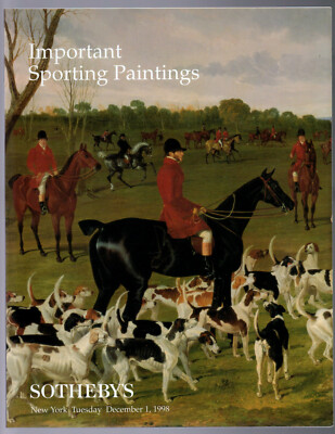 Important SPORTING Paintings  SOTHEBY'S 1998 Munnings Ferneley Wright Wooten