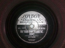 Fats Domino Three Nights/Arms Honey London Rare 78 Rpm Record India VG+