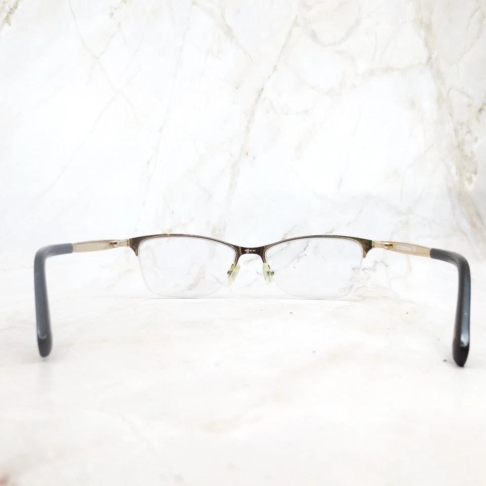 Marco de gafas Liz Claiborne L654 marrón medio borde ojo de gato 52-16-135 Foto 4 de 4