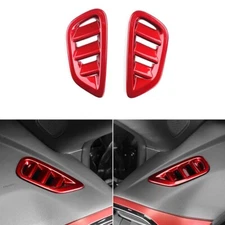Red Dashboard Side Air Vent Outlet Cover Trim For Chevrolet Trailblazer 2024-26