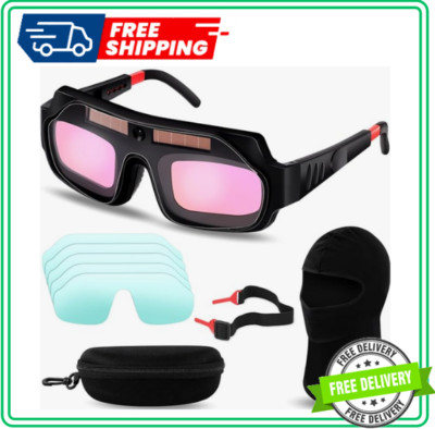 Gafas Para Soldar Máscara Lente Casco Oscurecimiento Soldador Welding Goggles